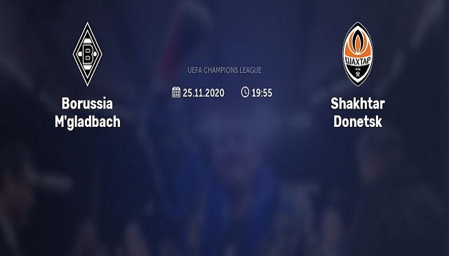 Soi kèo bóng đá trận Borussia M’gladbach vs Shakhtar Donetsk, 0h55 – 26/11/2020
